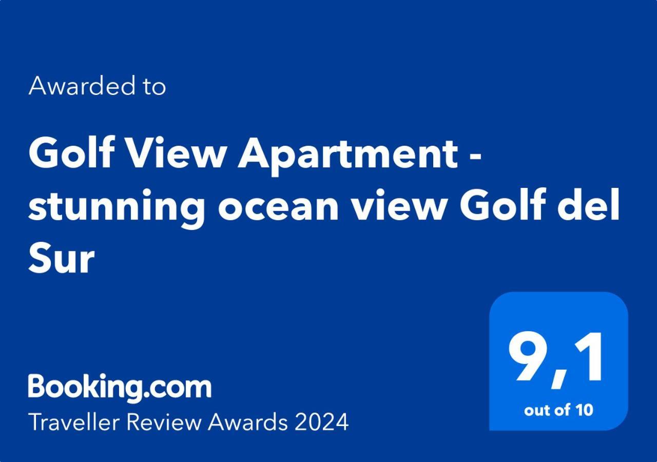 Golf View Apartment - Stunning Ocean View Golf Del Sur San Miguel de Abona Ngoại thất bức ảnh
